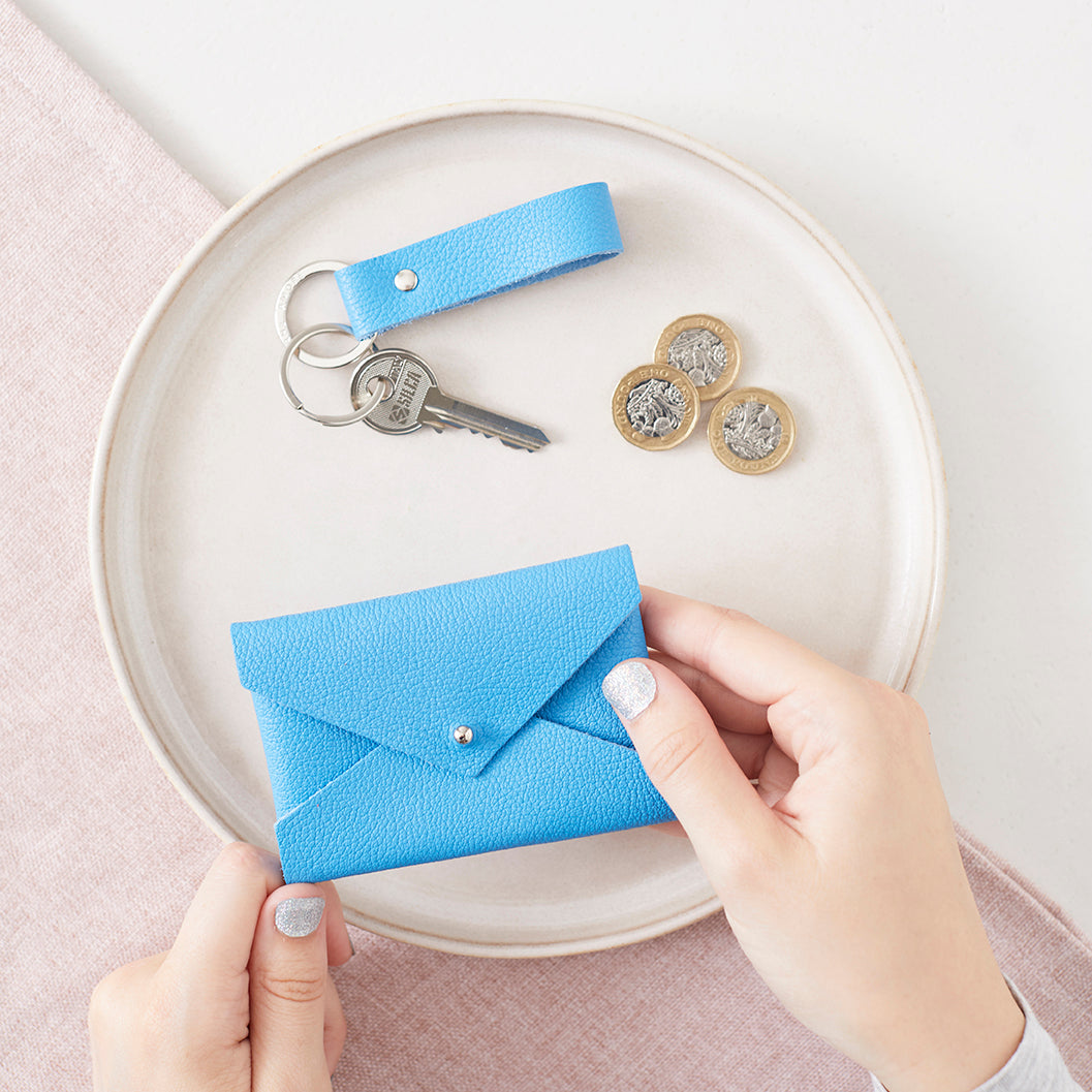 PU Leather Card Holder Con Purse Luxury Personalsed Card Wallet - Etsy - Foto 10