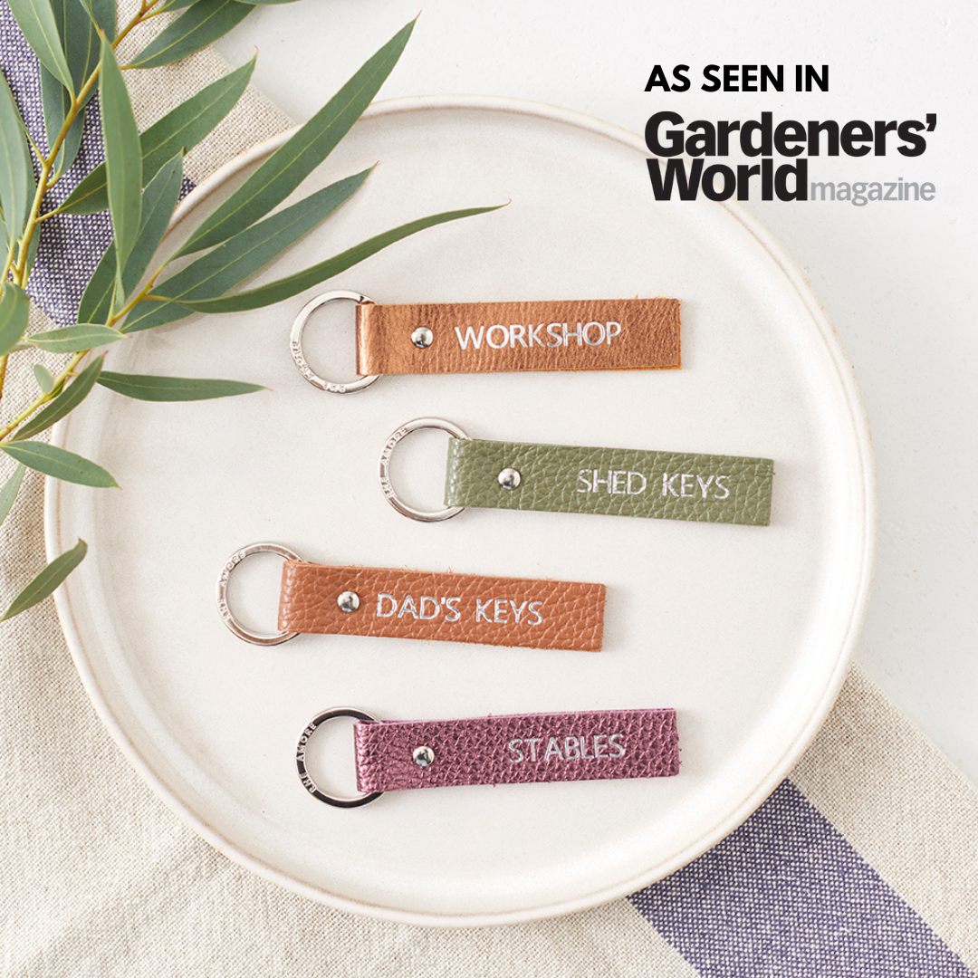Personalised Leather Keyring