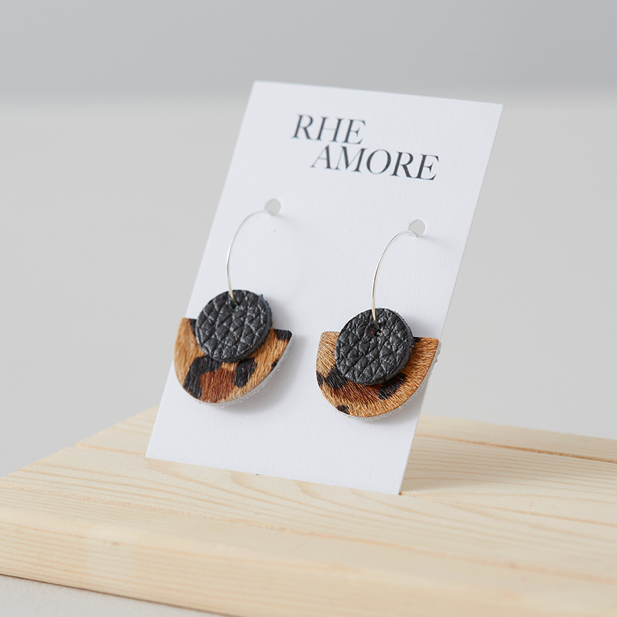 Semi Circle Hoop Earrings