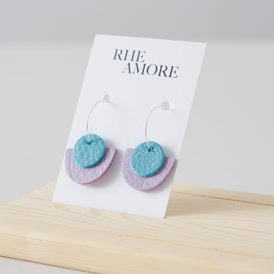 Semi Circle Hoop Earrings