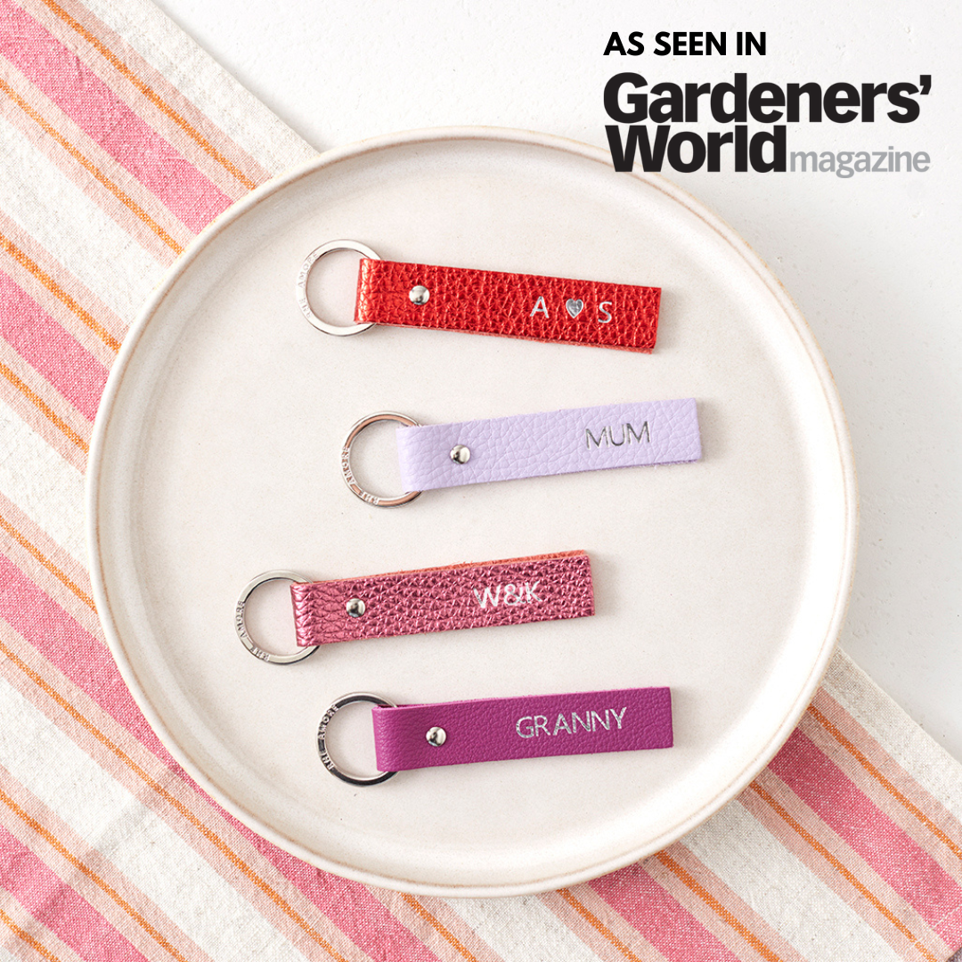 Personalised Leather Keyring