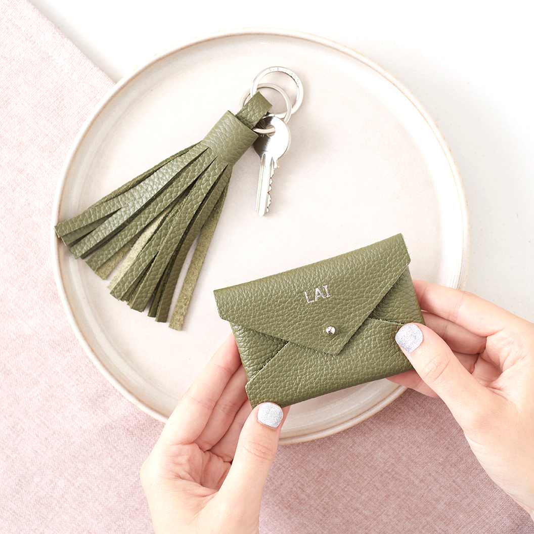 Personalised Leather Card Holder