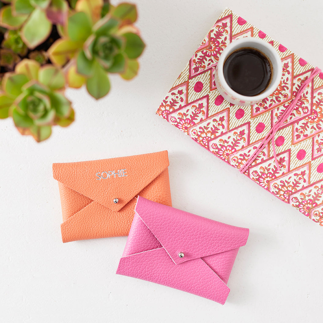 Personalised Leather Card Holder