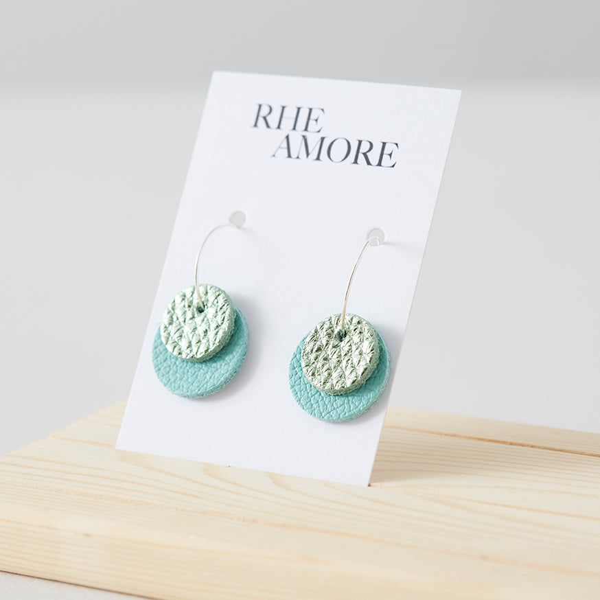 Double Circle Hoop Earrings