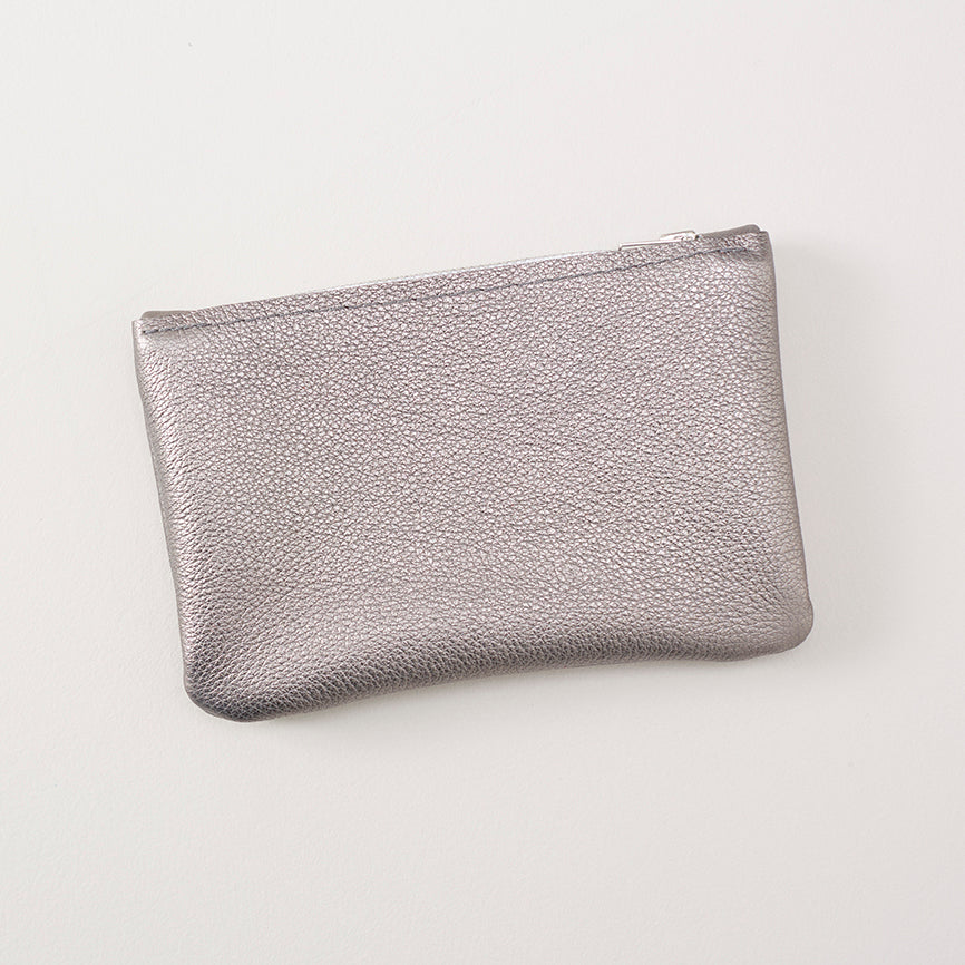 Metallic Leather Purse
