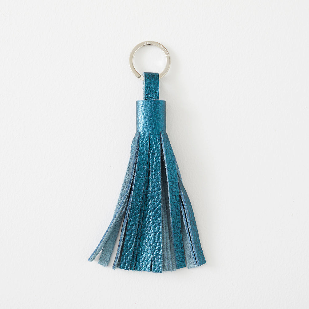 Metallic Leather Tassels