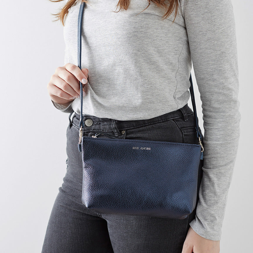 Colourful Leather Crossbody Bag