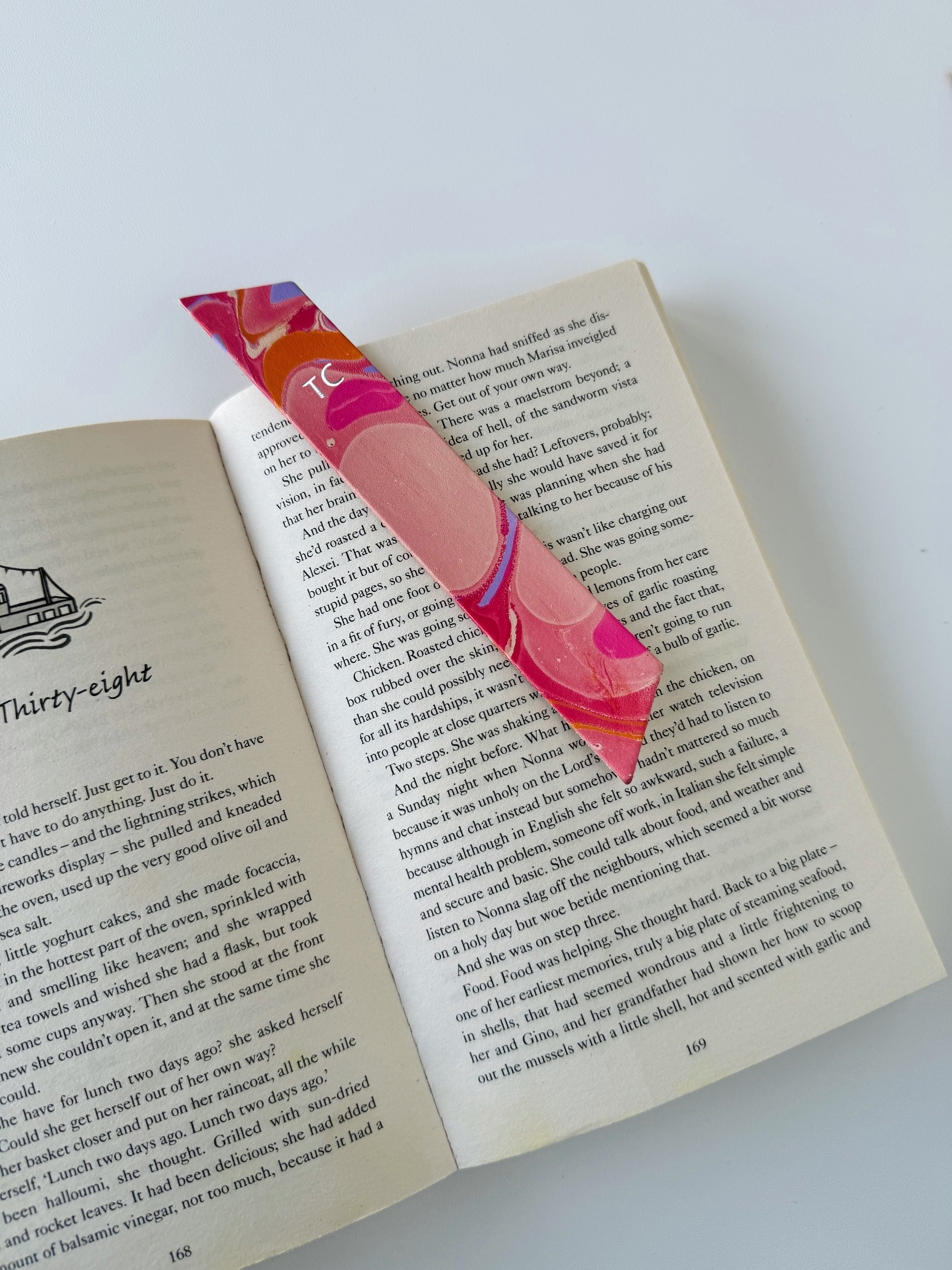 Marbled Bookmarks