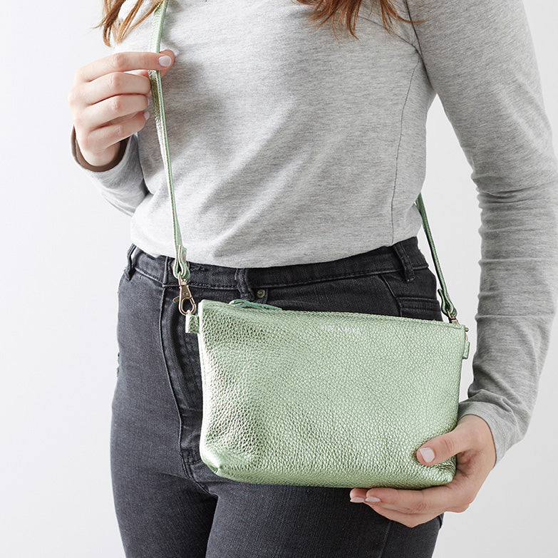 Colourful Leather Crossbody Bag
