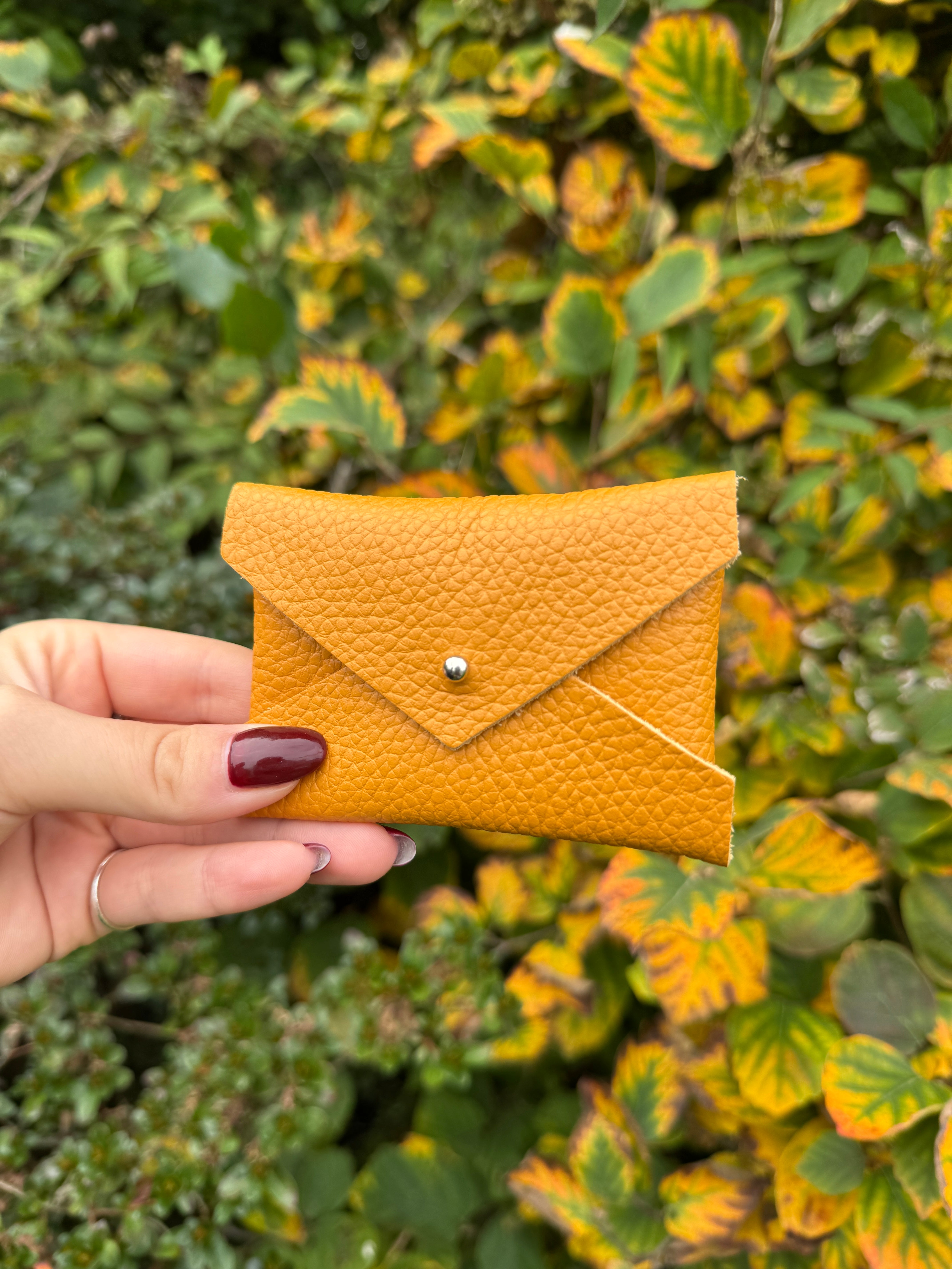 Personalised Leather Card Holder