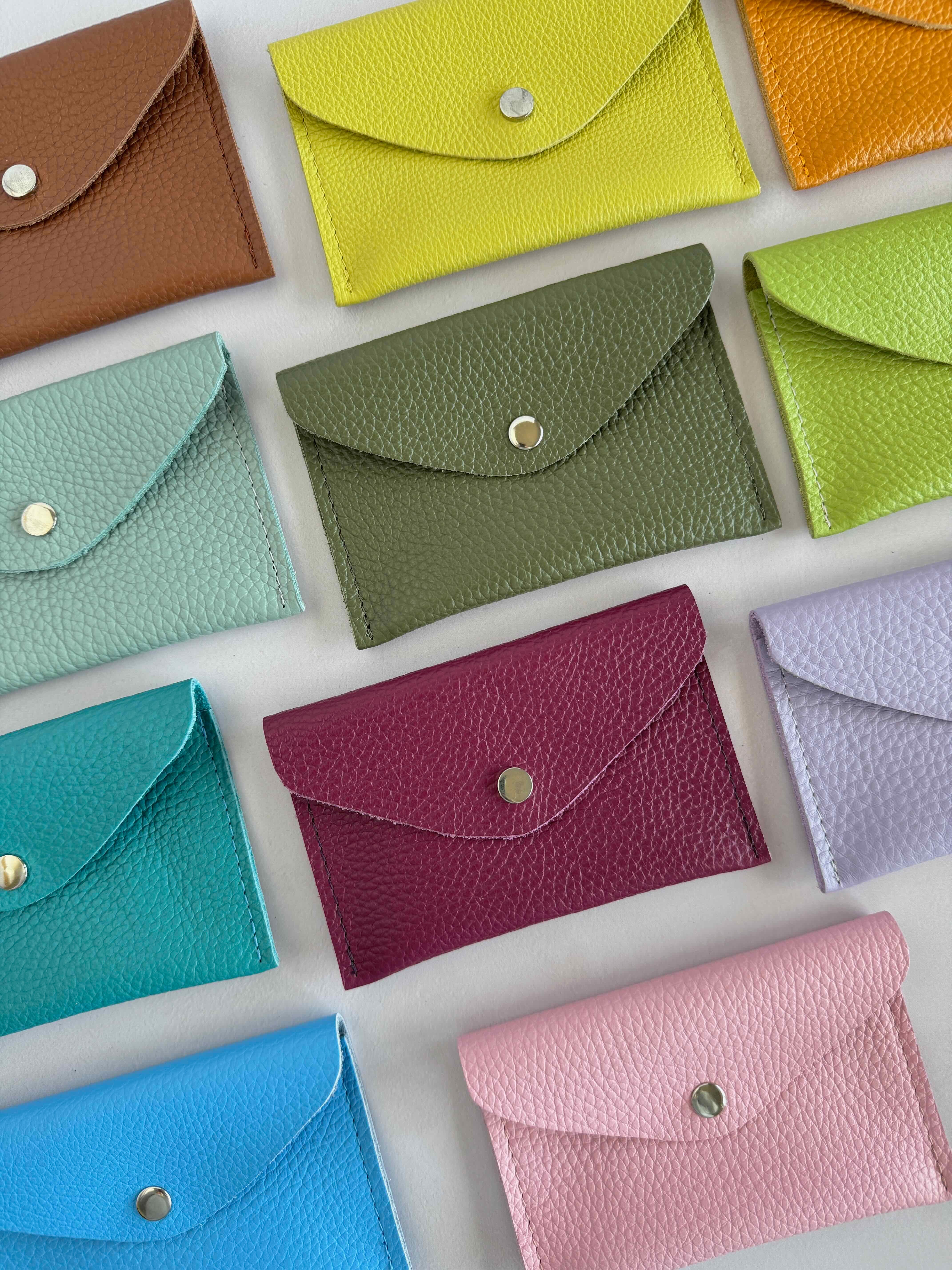 Personalised Leather Envelope Purse