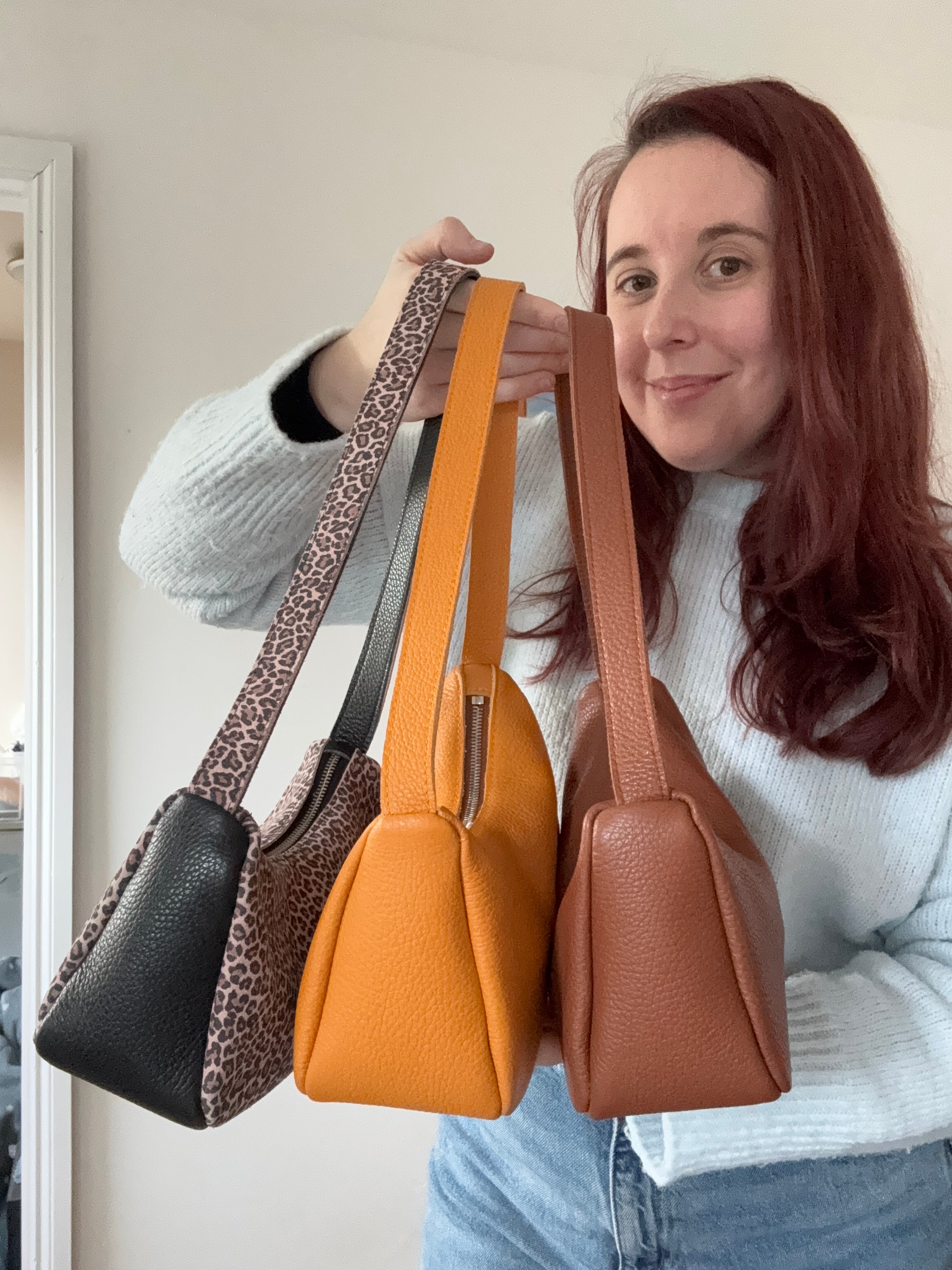 Sample Seconds - Pink Leopard Shoulder Bag