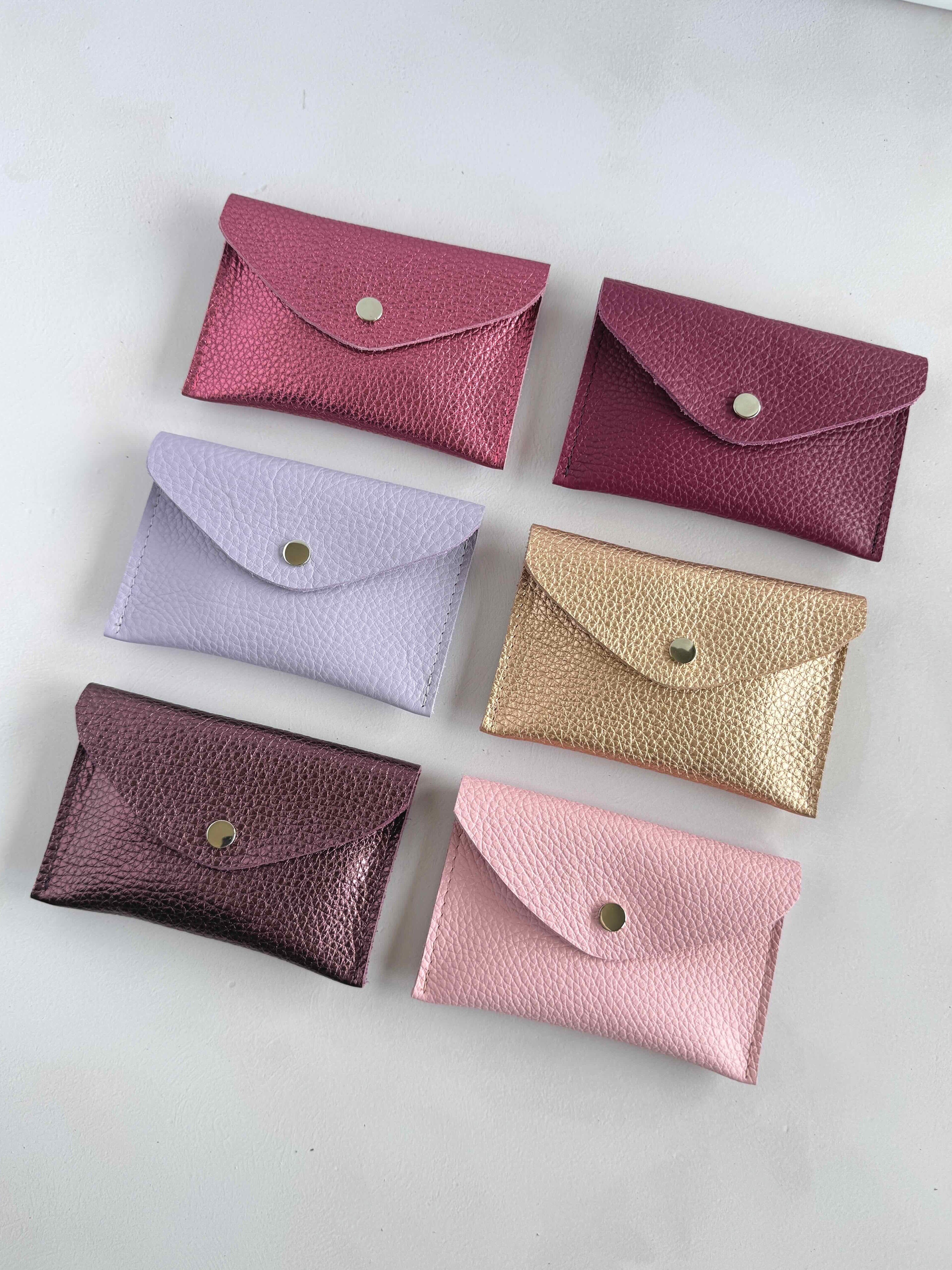 Personalised Leather Envelope Purse