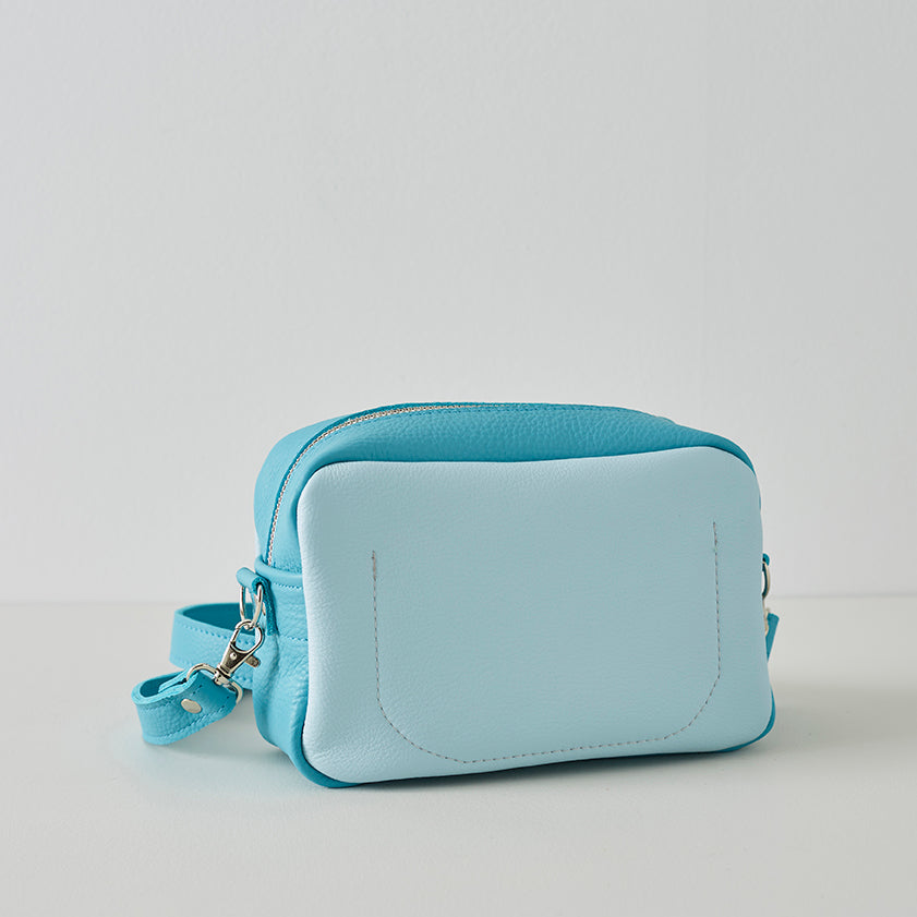Seconds - Teal Leather Camera Bag