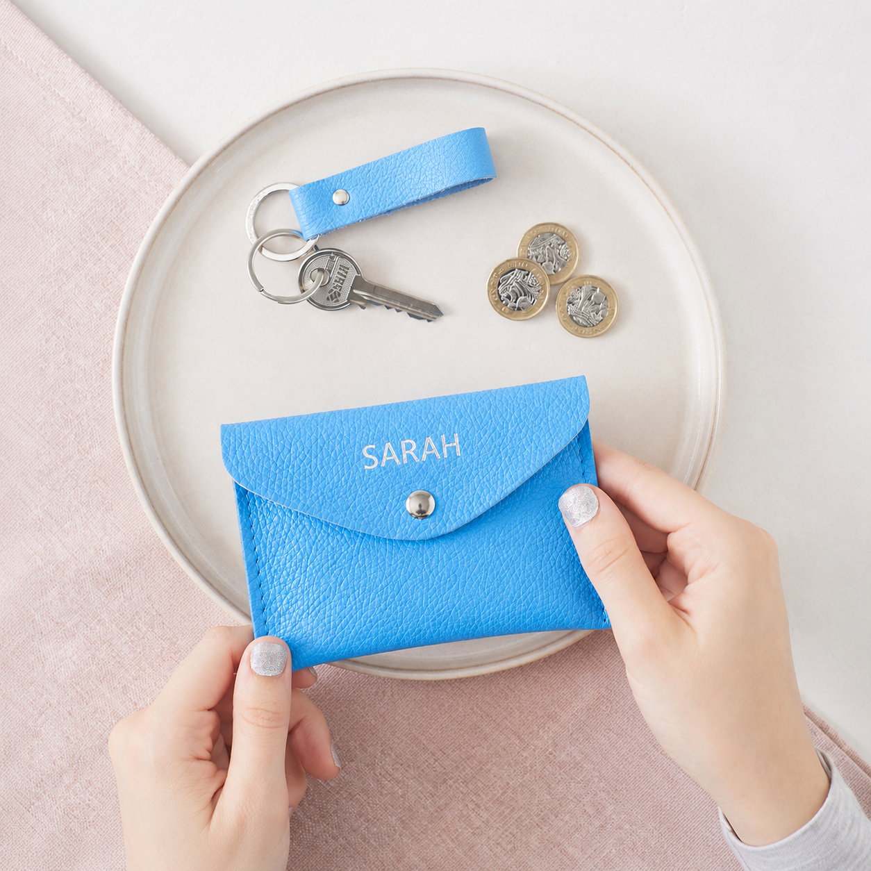 Personalised Leather Envelope Purse