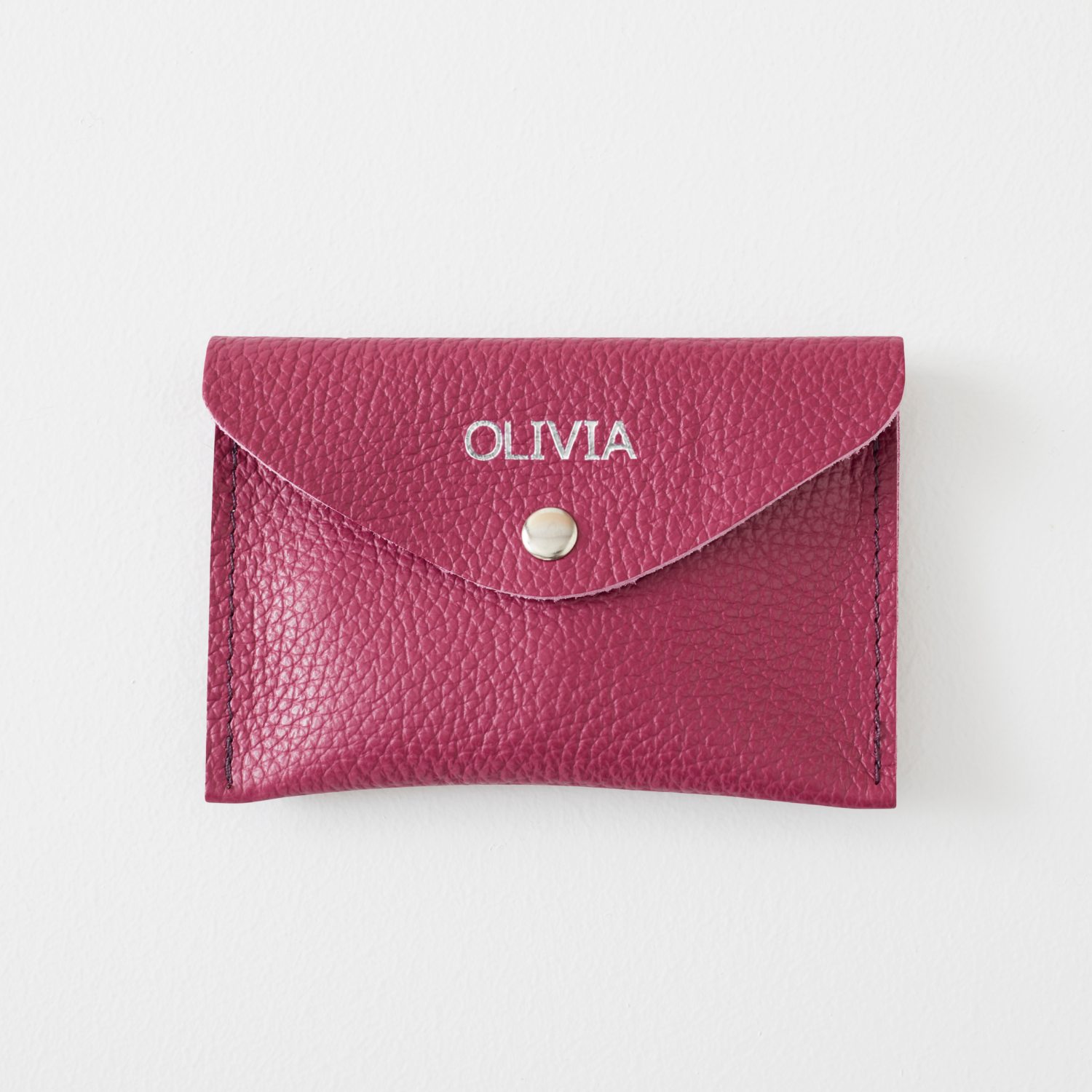 Personalised Leather Envelope Purse