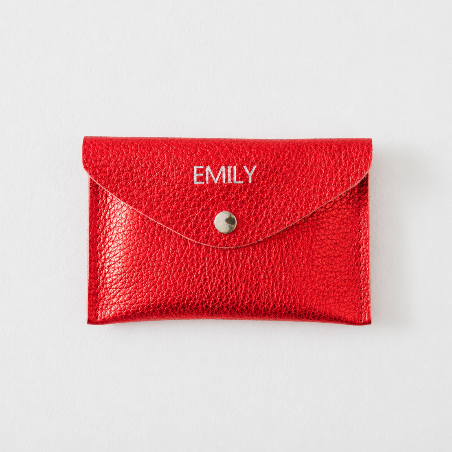 Personalised Leather Envelope Purse
