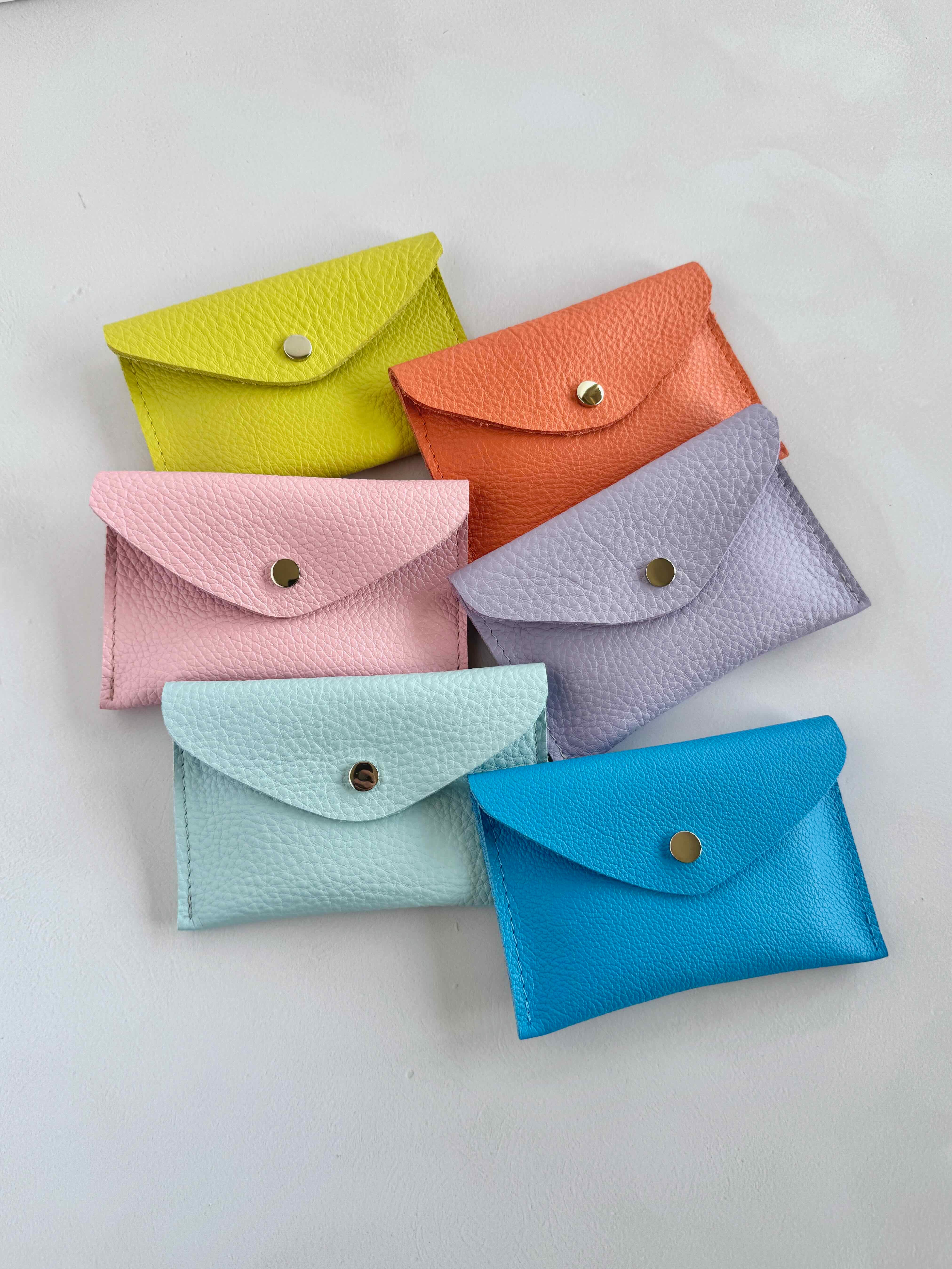 Personalised Leather Envelope Purse