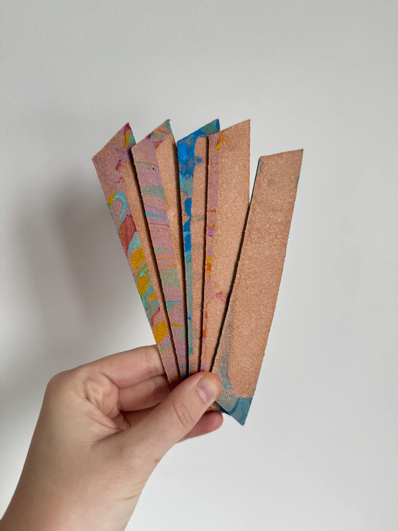 Last Chance Product - Marbled Bookmarks