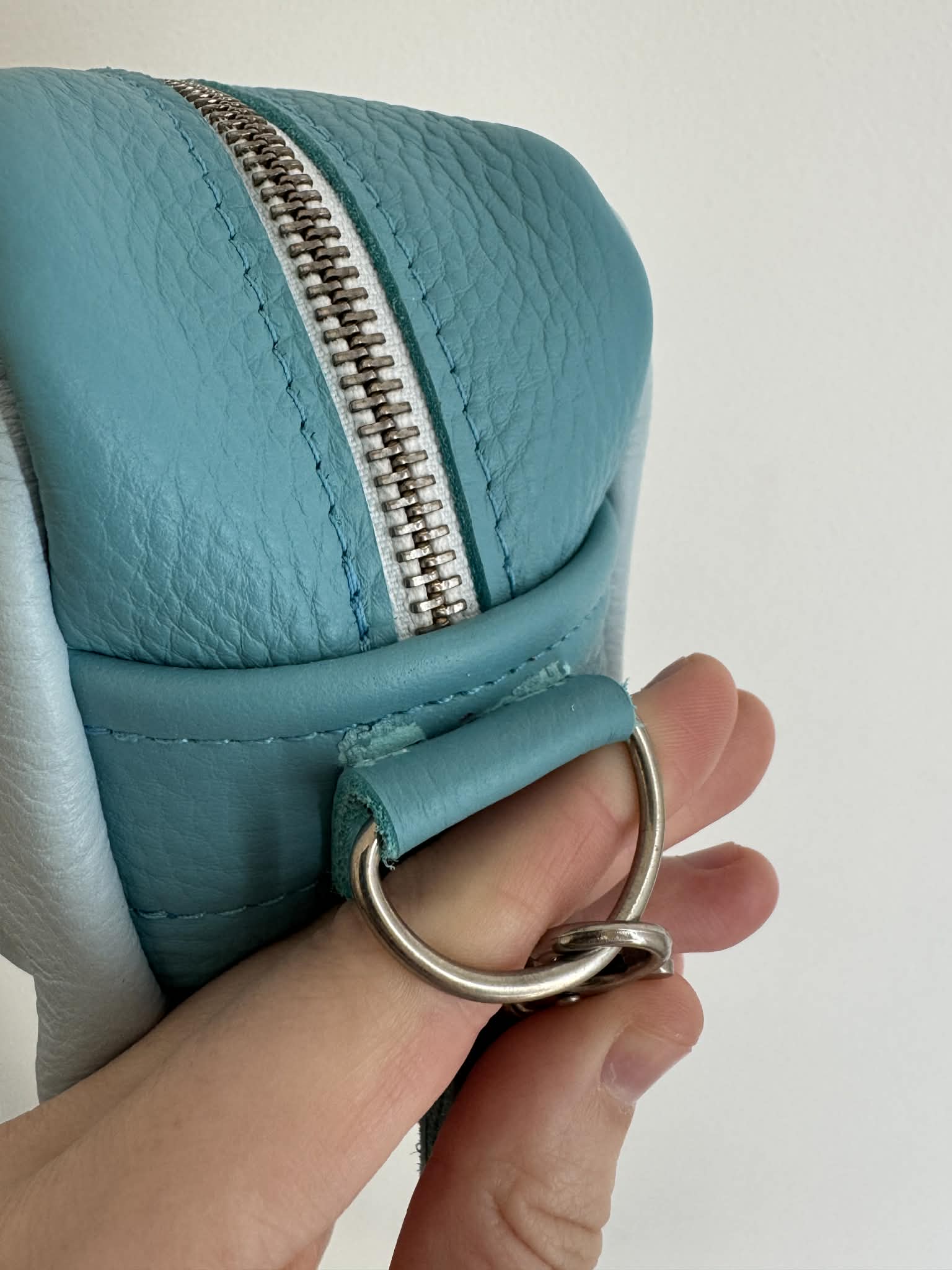 Seconds - Teal Leather Camera Bag